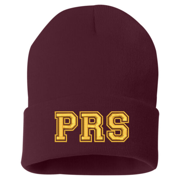 SCHOOL SPIRITWEAR - Cuffed Knit Beanie *Embroidered Logo* Thumbnail