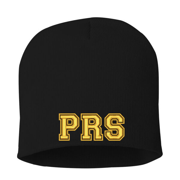 SCHOOL SPIRITWEAR -8" Knit Beanie**Embroidered Logo* Thumbnail